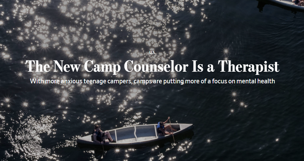 Camp Counselor as Therapist